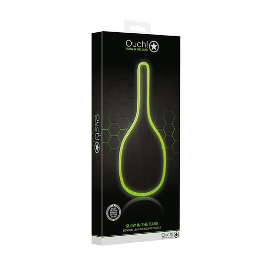 Ouch! Round Paddle Glow In The Dark | 7423522641675 | Available at EroticWarehouse.com
