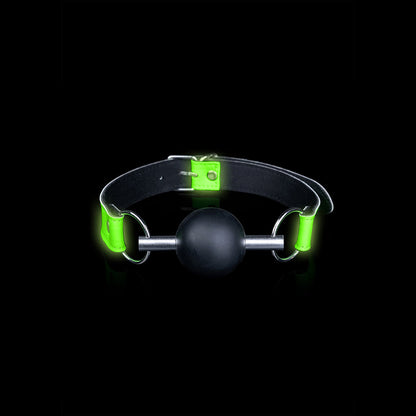 Ouch! Solid Ball Gag Glow In The Dark | 7423522642603 | Available at EroticWarehouse.com