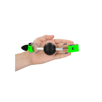 Ouch! Solid Ball Gag Glow In The Dark | 7423522642603 | Available at EroticWarehouse.com