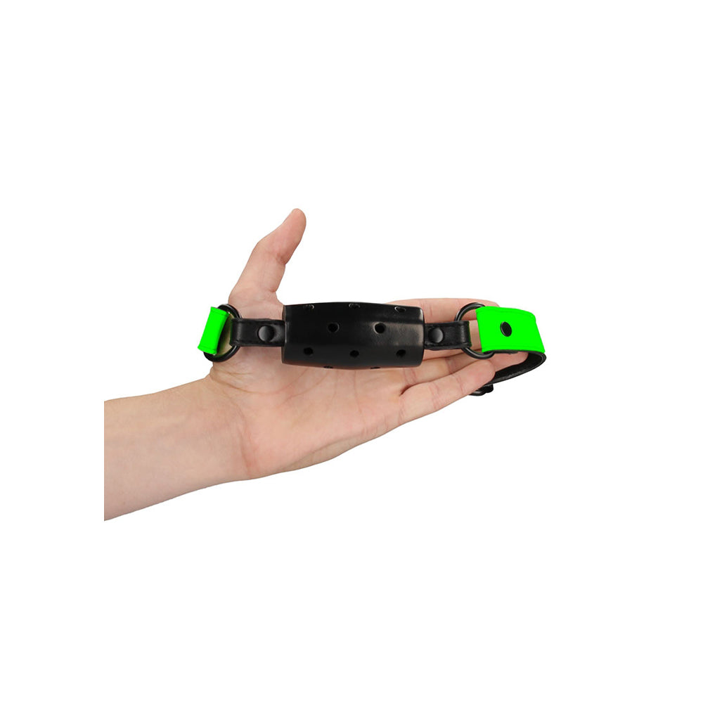 Ouch! Cylinder Gag Glow In The Dark | 7423522642627 | Available at EroticWarehouse.com