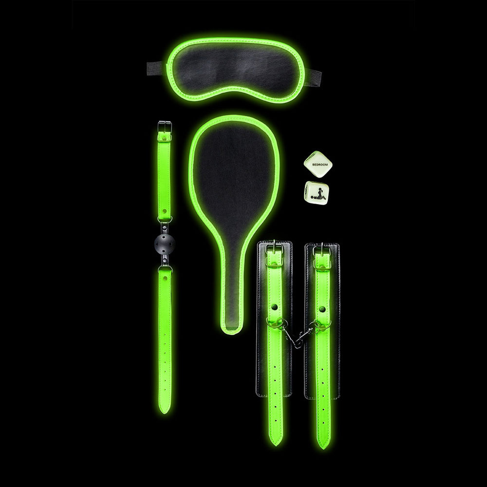 Ouch! Bondage Kit #1 Glow In The Dark | 7423522643617 | Available at EroticWarehouse.com
