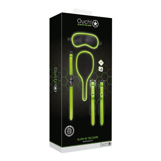 Ouch! Bondage Kit #1 Glow In The Dark | 7423522643617 | Available at EroticWarehouse.com