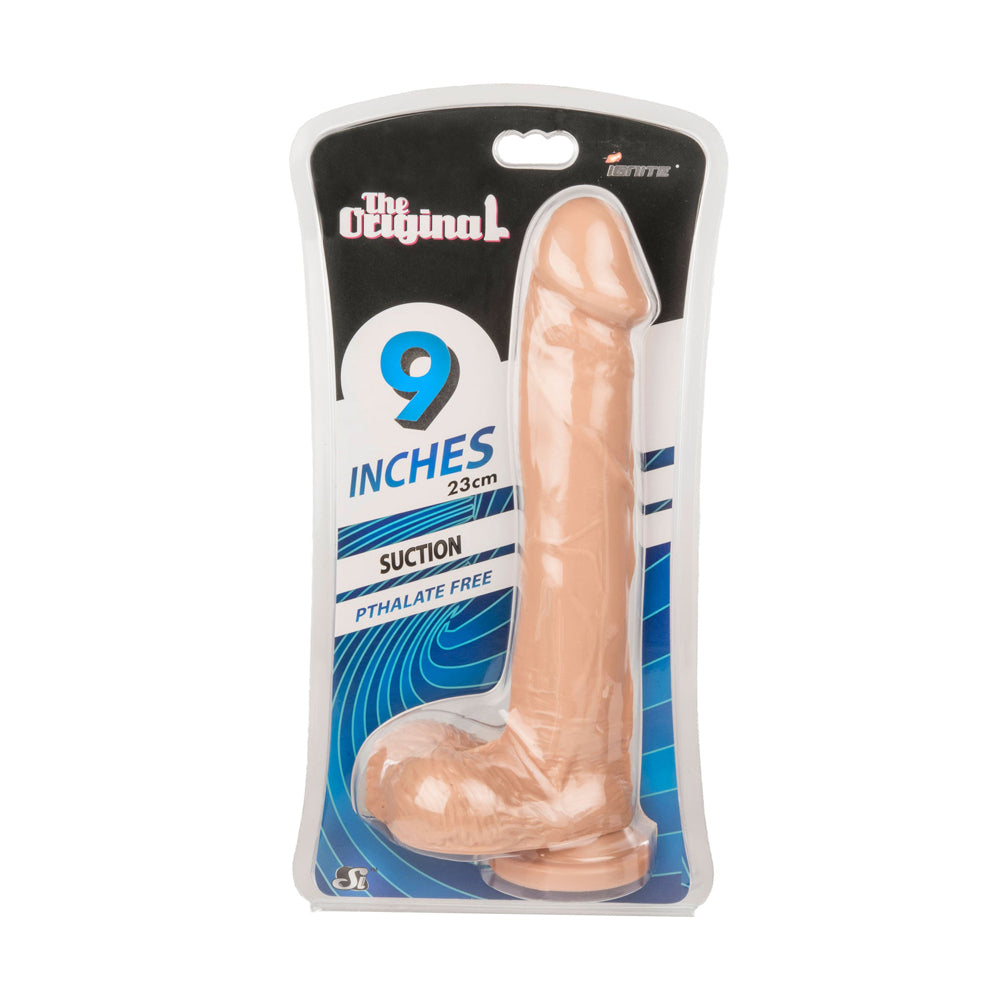 9" Cock & Balls W/ Suc Flesh | 752875206109 | Available at EroticWarehouse.com