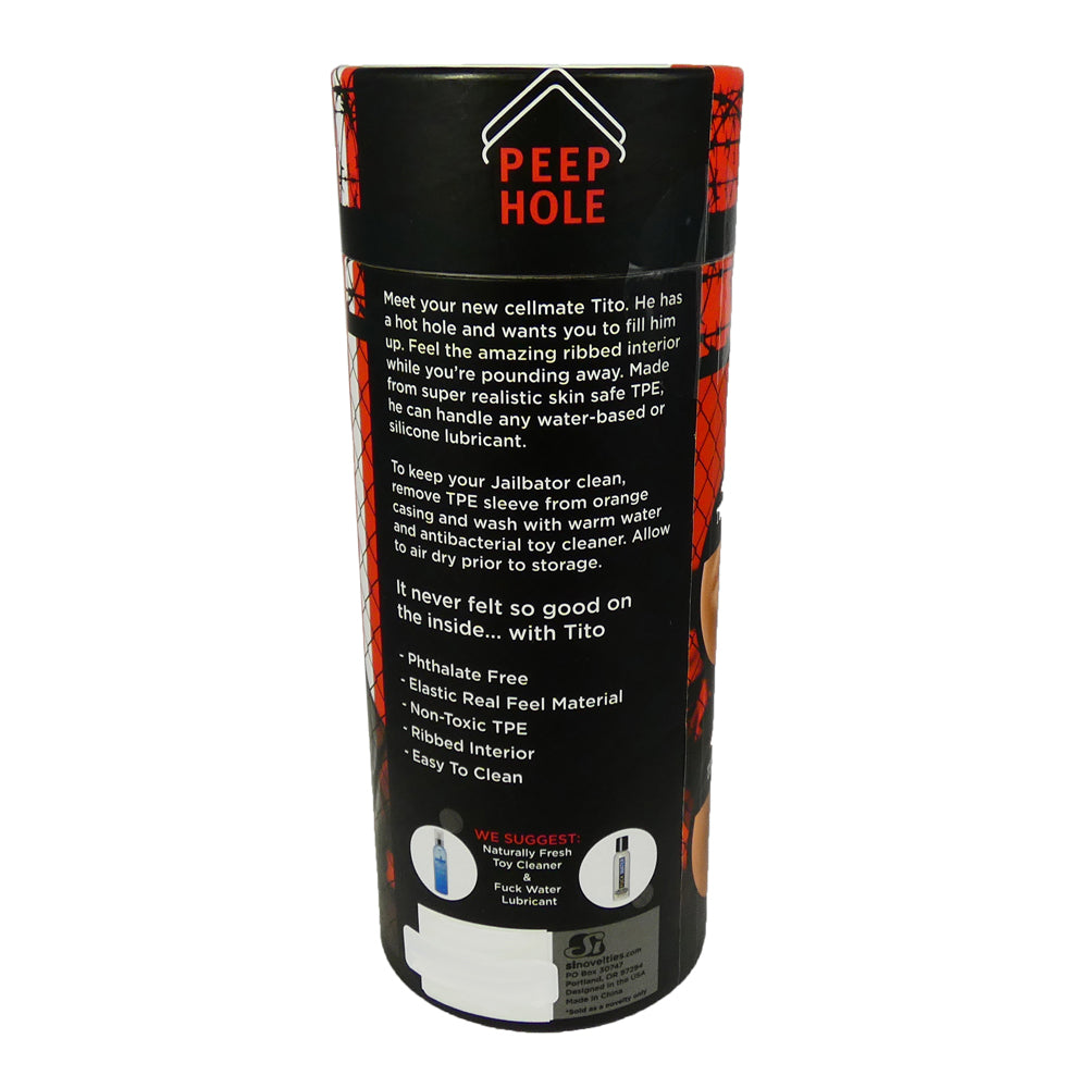 Jailbators Tito's Ass Caramel | 752875607128 | Available at EroticWarehouse.com