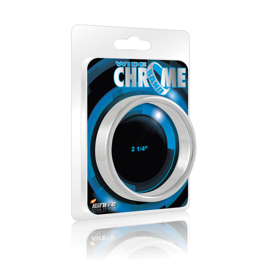 Wide Chrome Band 2.25" | 752875950224 | Available at EroticWarehouse.com