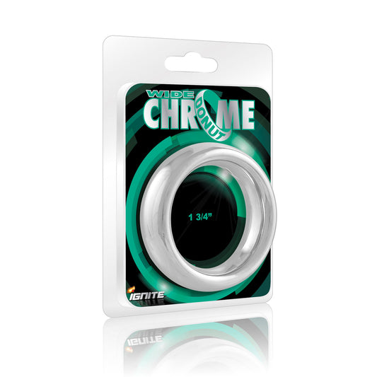 Wide Chrome Donut -1.75" | 752875950309 | Available at EroticWarehouse.com