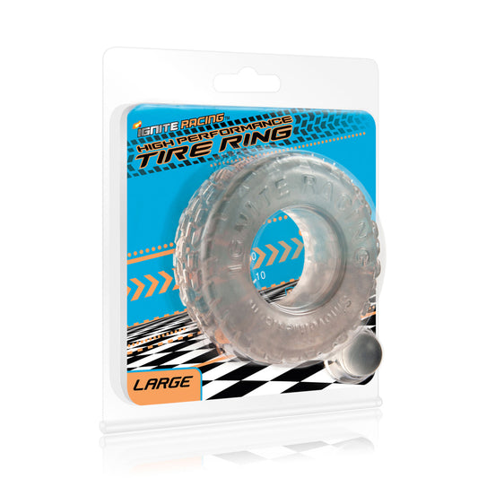 Ignite High Performance Tire Ring Large Clear | 752875951252 | Available at EroticWarehouse.com