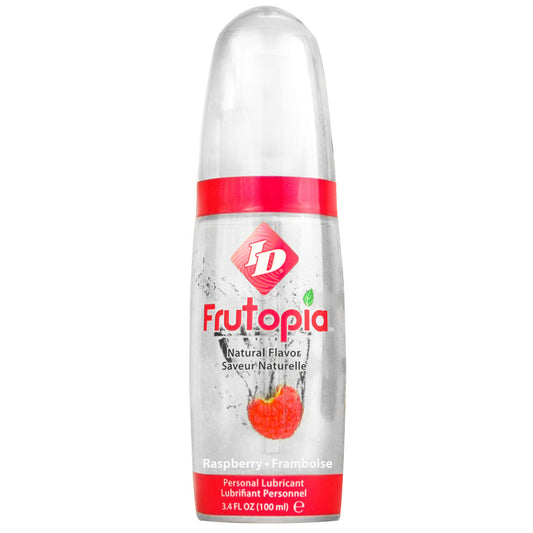 ID Frutopia 3.4 oz. Raspberry | 761236900334 | Available at EroticWarehouse.com