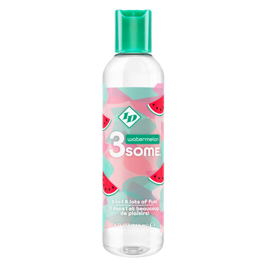Id 3Some Watermelon Lube 4 oz. | 761236902826 | Available at EroticWarehouse.com