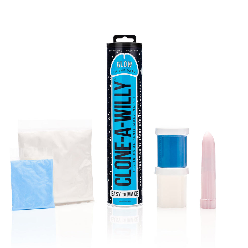 Clone A Willy Blue Glow In The Dark | 763290081936 | Available at EroticWarehouse.com