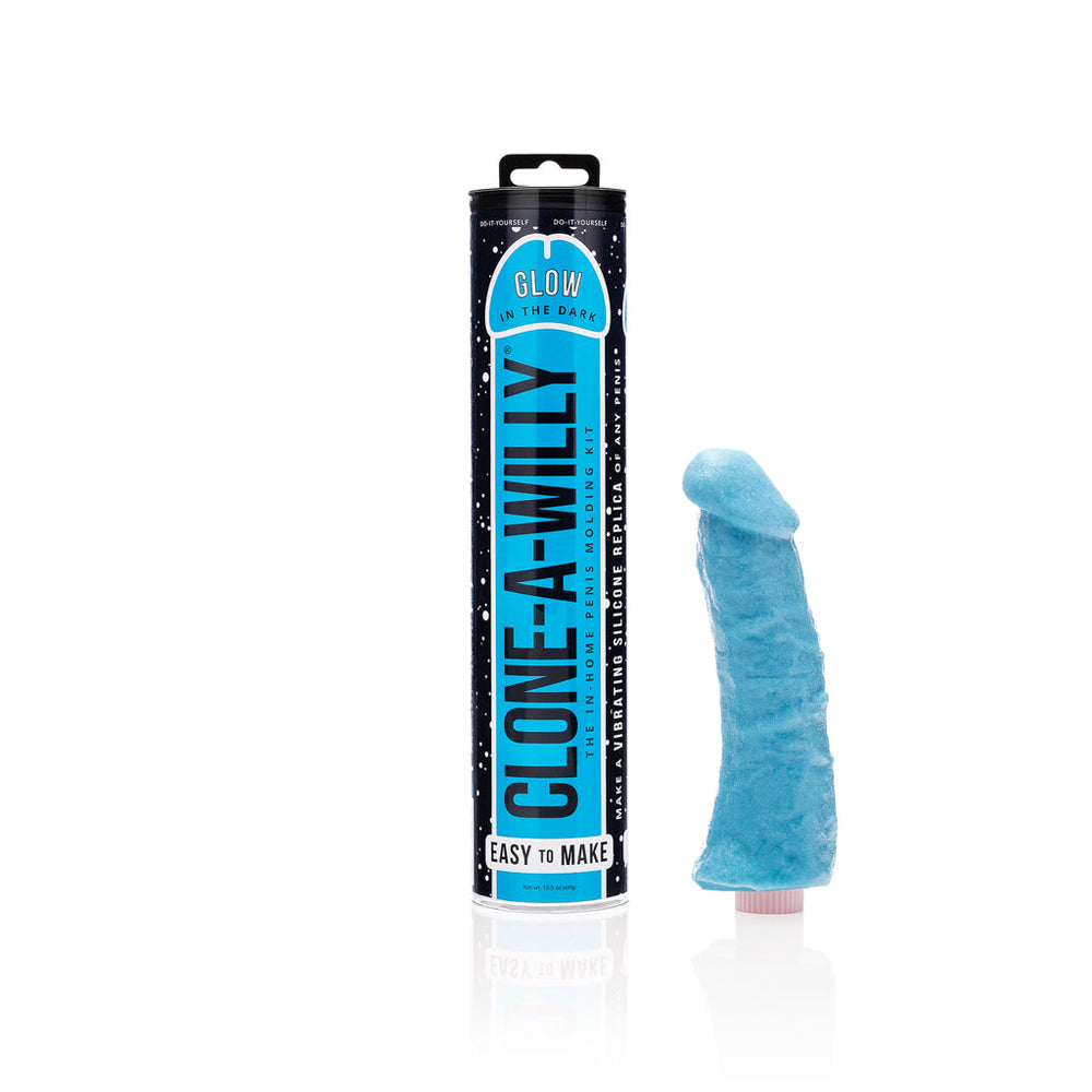 Clone A Willy Blue Glow In The Dark | 763290081936 | Available at EroticWarehouse.com