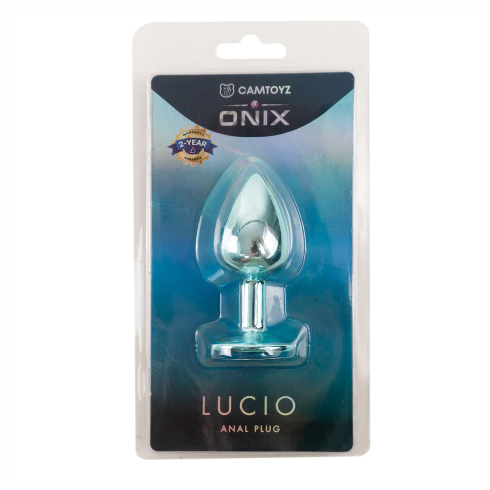 Onix Blue Lucio Anal Plug | 7707674731553 | Available at EroticWarehouse.com