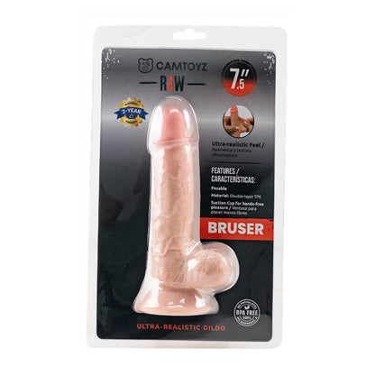 Ultra Realistic Raw Bruser 7.5" Dildo | 7707674739399 | Available at EroticWarehouse.com
