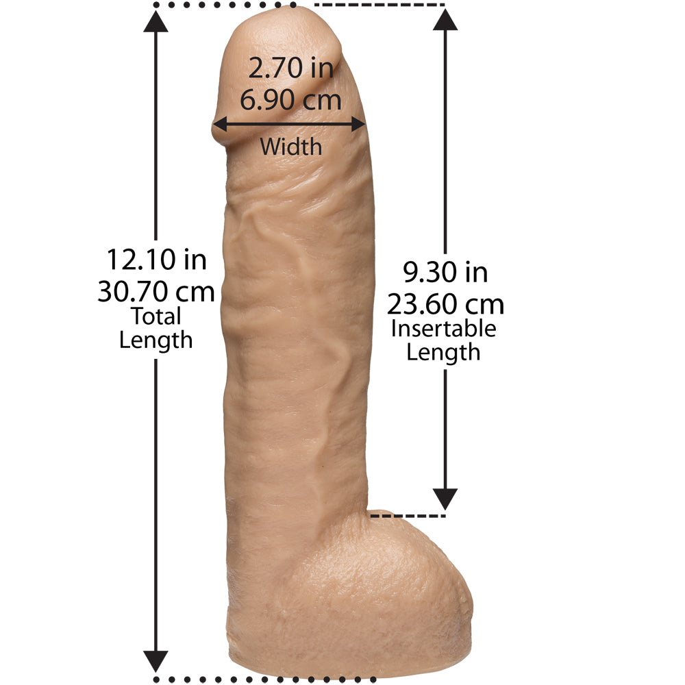 Vac-U-Lock - Realistic Hung Vanilla | 782421000349 | Available at EroticWarehouse.com