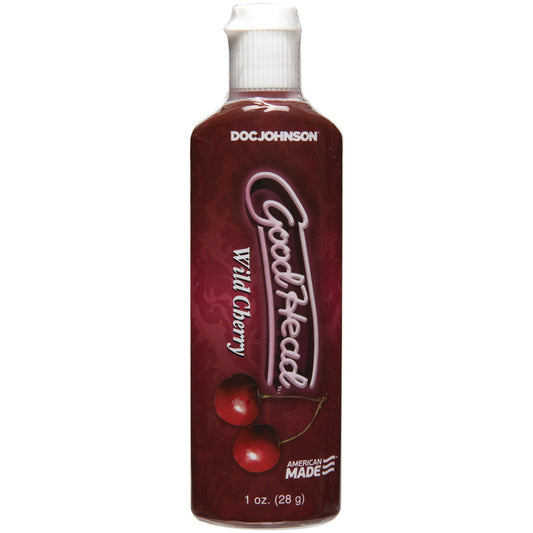 Goodhead Oral Delight Gel 1 oz. Bottle Wild Cherry | 782421001926 | Available at EroticWarehouse.com
