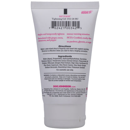 Reverse Tightening Gel For Women 2 oz. | 782421003418 | Available at EroticWarehouse.com