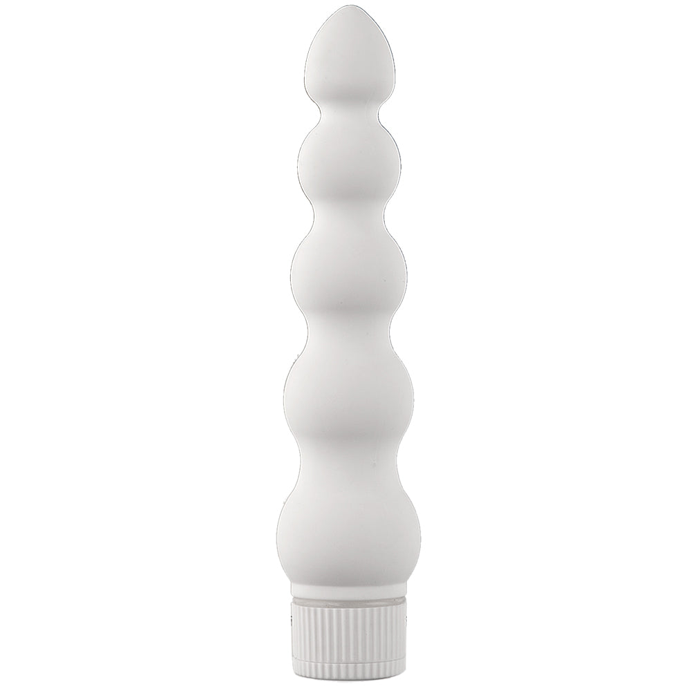 White Nights - 7" Ribbed Vibe White | 782421006501 | Available at EroticWarehouse.com