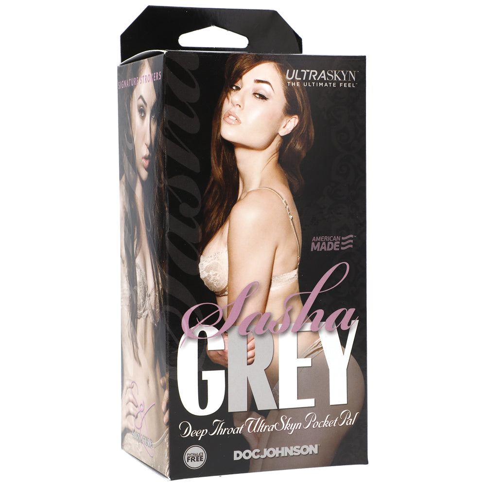 Signature Strokers Sasha Grey - ULTRASKYN Deep Throat Pocket Pal Vanilla | 782421006846 | Available at EroticWarehouse.com