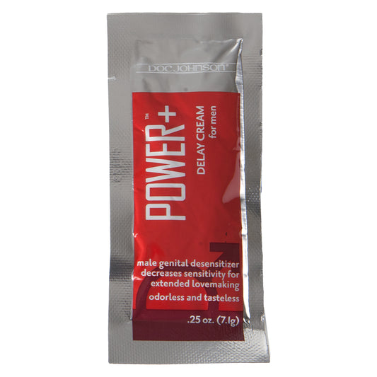 Intimate Enhancements Power+ Delay Cream Fishbowl Refill (48 Piece) Pillow Paks | 782421007676 | Available at EroticWarehouse.com
