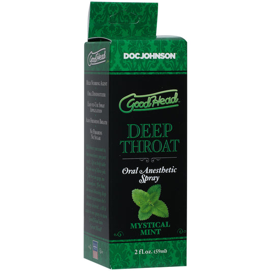 Goodhead - Deep Throat Spray - Mystical Mint | 782421007805 | Available at EroticWarehouse.com