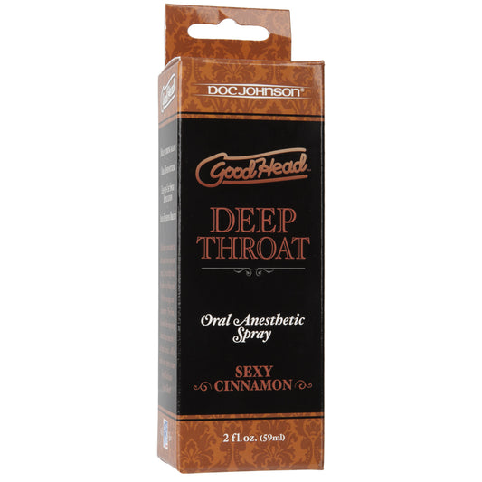 Goodhead - Deep Throat Spray - Sexy Cinnamon | 782421007812 | Available at EroticWarehouse.com
