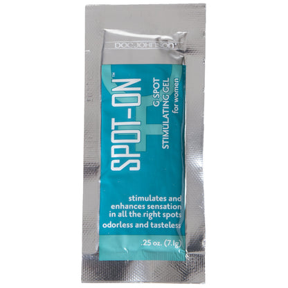 Spot-On - G-Spot Stimulating Gel For Women - Fishbowl Display - 100 Pieces | 782421008291 | Available at EroticWarehouse.com