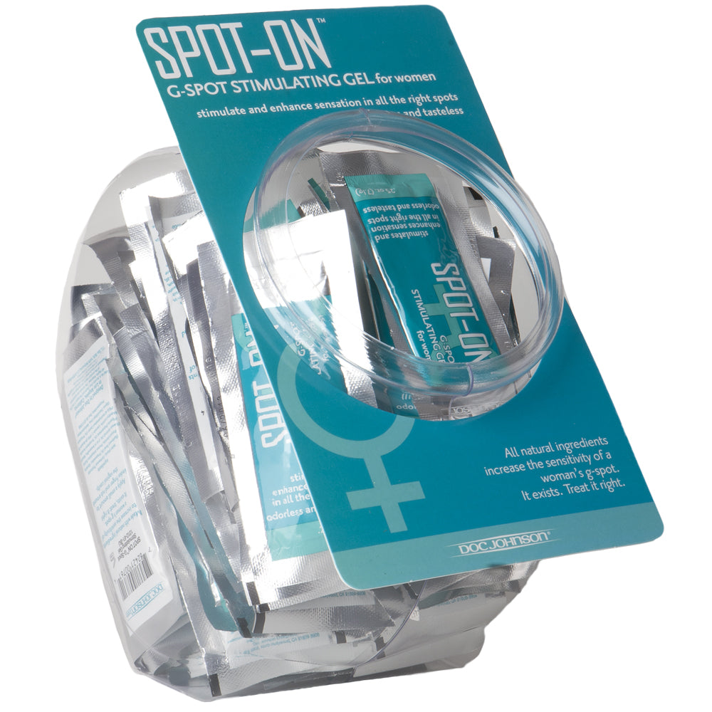 Spot-On - G-Spot Stimulating Gel For Women - Fishbowl Display - 100 Pieces | 782421008291 | Available at EroticWarehouse.com