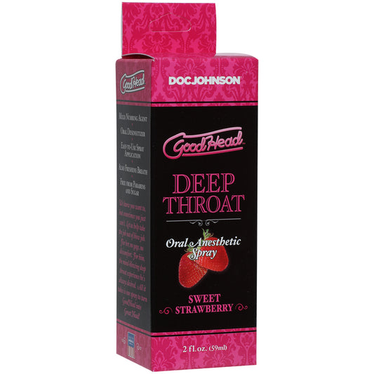 Goodhead - Deep Throat Spray - Sweet Strawberry | 782421008680 | Available at EroticWarehouse.com