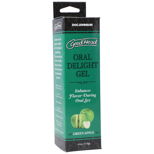 Goodhead - Oral Delight Gel - Delicious Green Apple | 782421011192 | Available at EroticWarehouse.com