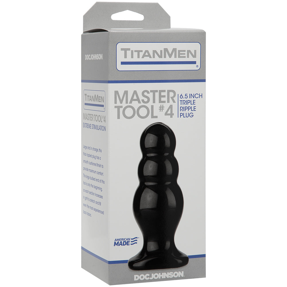 Titanmen - Master Tool #4 Black | 782421013677 | Available at EroticWarehouse.com