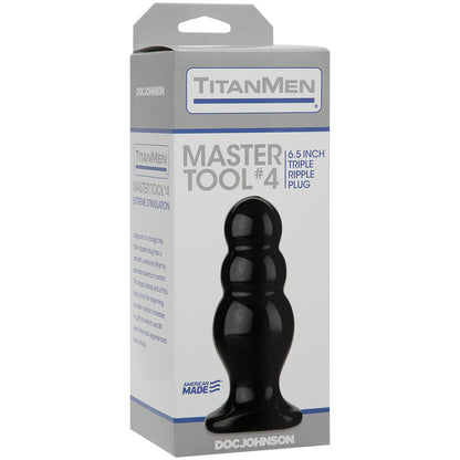 Titanmen - Master Tool #4 Black | 782421013677 | Available at EroticWarehouse.com