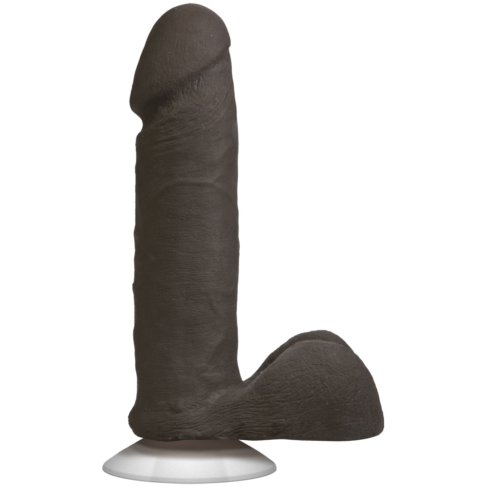 The Realistic Cock Ultraskyn 6" With Balls Chocolate | 782421014292 | Available at EroticWarehouse.com