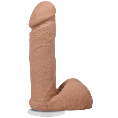 The Realistic Cock Ultraskyn 6" With Balls Caramel | 782421014315 | Available at EroticWarehouse.com