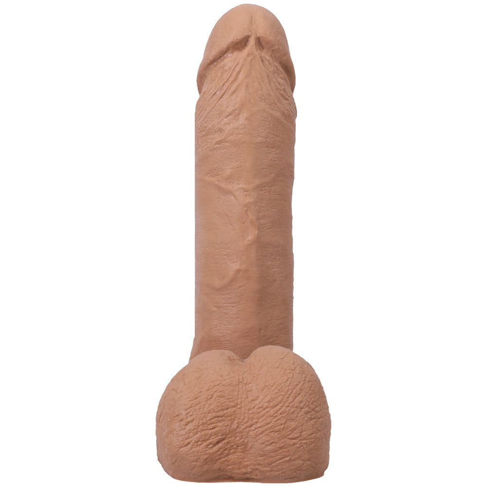 The Realistic Cock Ultraskyn 6" With Balls Caramel | 782421014315 | Available at EroticWarehouse.com