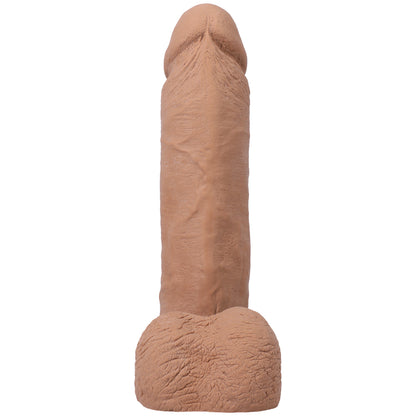 The Realistic Cock Ultraskyn 8" With Balls Caramel | 782421014322 | Available at EroticWarehouse.com