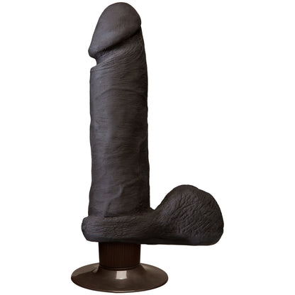 The Realistic Cock - ULTRASKYN - Vibrating 8" Chocolate | 782421014353 | Available at EroticWarehouse.com
