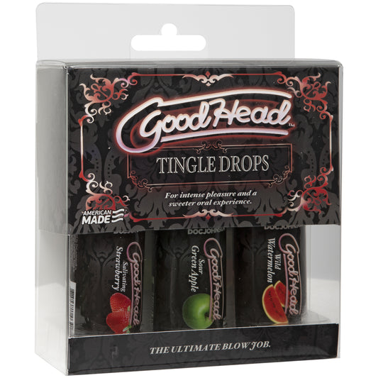 Goodhead - Tingle Drops - 3 Pack | 782421014438 | Available at EroticWarehouse.com