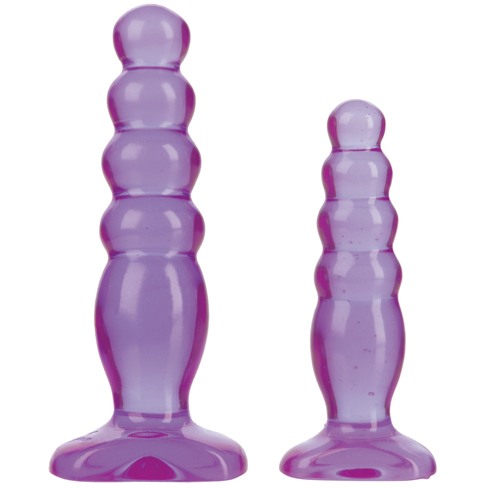 Crystal Jellies Anal Delight Trainer Kit Purple | 782421016524 | Available at EroticWarehouse.com