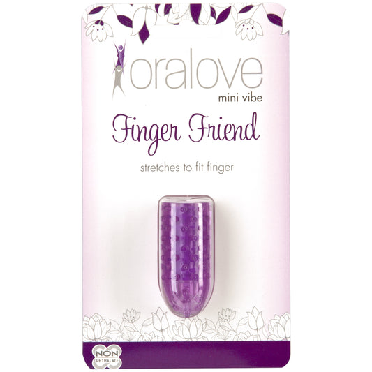 Oralove - Finger Friend Purple | 782421017606 | Available at EroticWarehouse.com