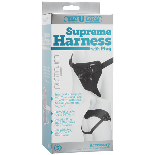 Supreme Harness Black | 782421018184 | Available at EroticWarehouse.com