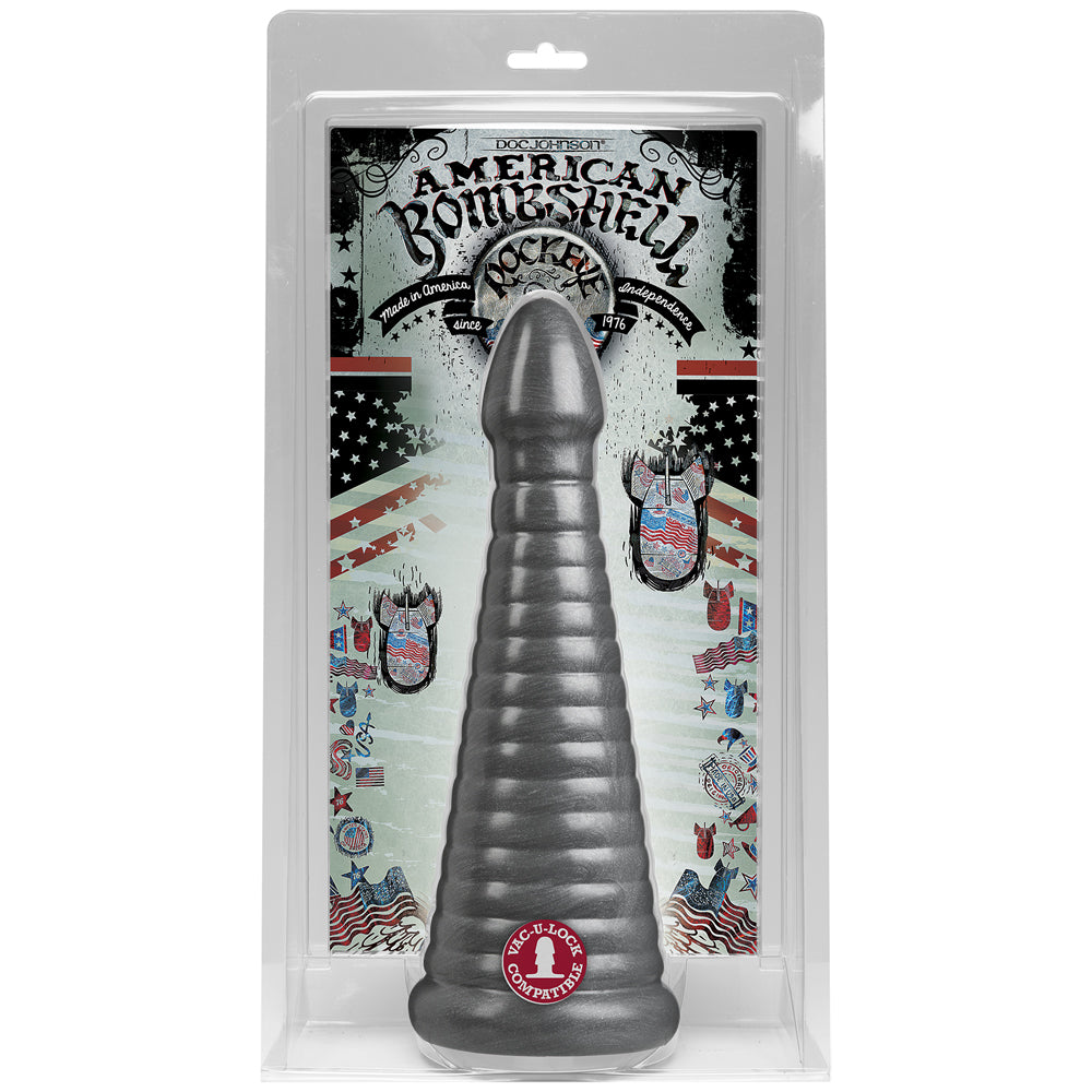 American Bombshell - Rockeye Gun Metal | 782421019204 | Available at EroticWarehouse.com