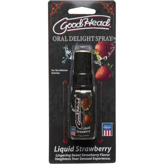 Goodhead - Oral Delight Spray - Liquid Strawberry | 782421020569 | Available at EroticWarehouse.com
