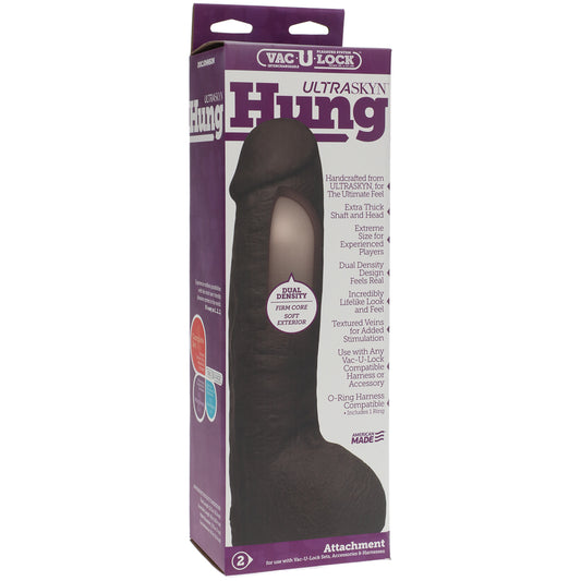 Vac-U-Lock - ULTRASKYN Hung - Chocolate | 782421021863 | Available at EroticWarehouse.com