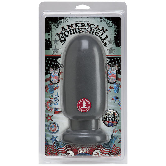 American Bombshell Shell Shock Large Gun Metal | 782421022174 | Available at EroticWarehouse.com