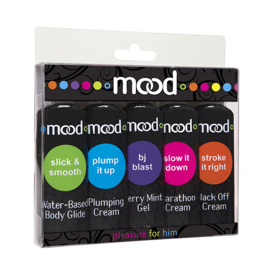 Mood Pleasure For Him 5 Pack 1 oz. | 782421022464 | Available at EroticWarehouse.com