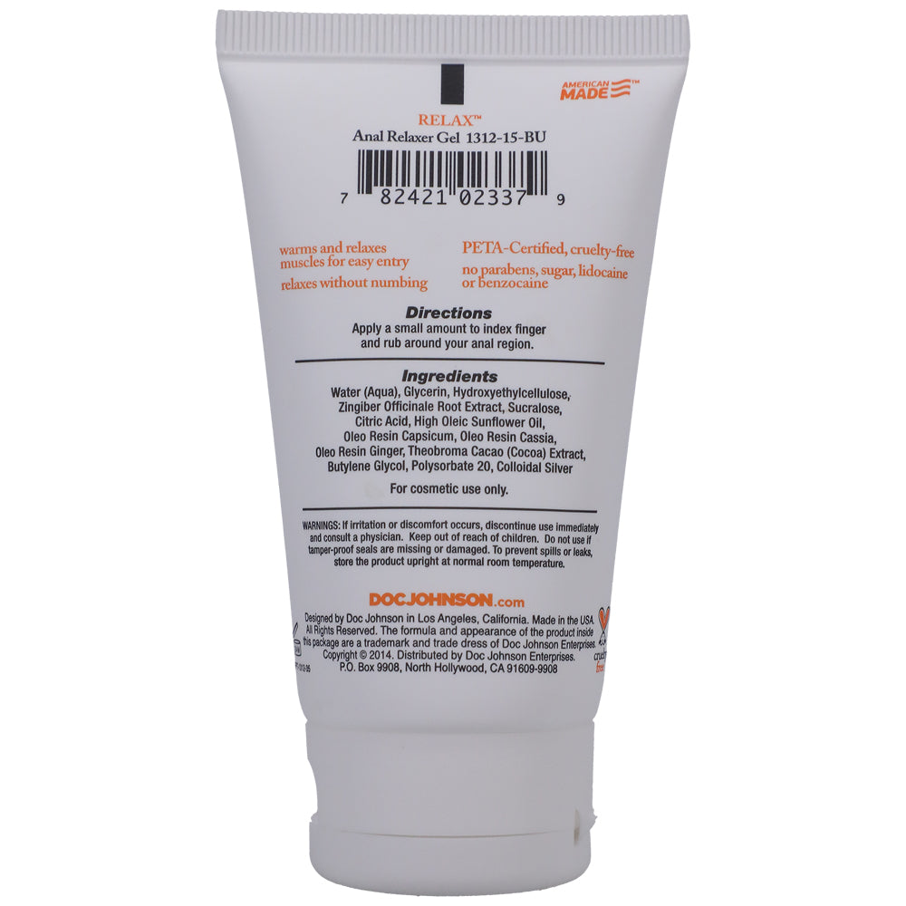 Relax - Anal Relaxer For Everyone 2 oz. | 782421023355 | Available at EroticWarehouse.com
