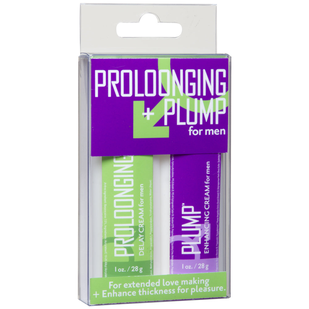Proloonging + Plump - For Men - 2 Pack | 782421024093 | Available at EroticWarehouse.com