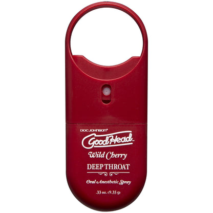 Goodhead Deep Throat Spray To-Go &ndash; Wild Cherry - .33 oz. | 782421026646 | Available at EroticWarehouse.com