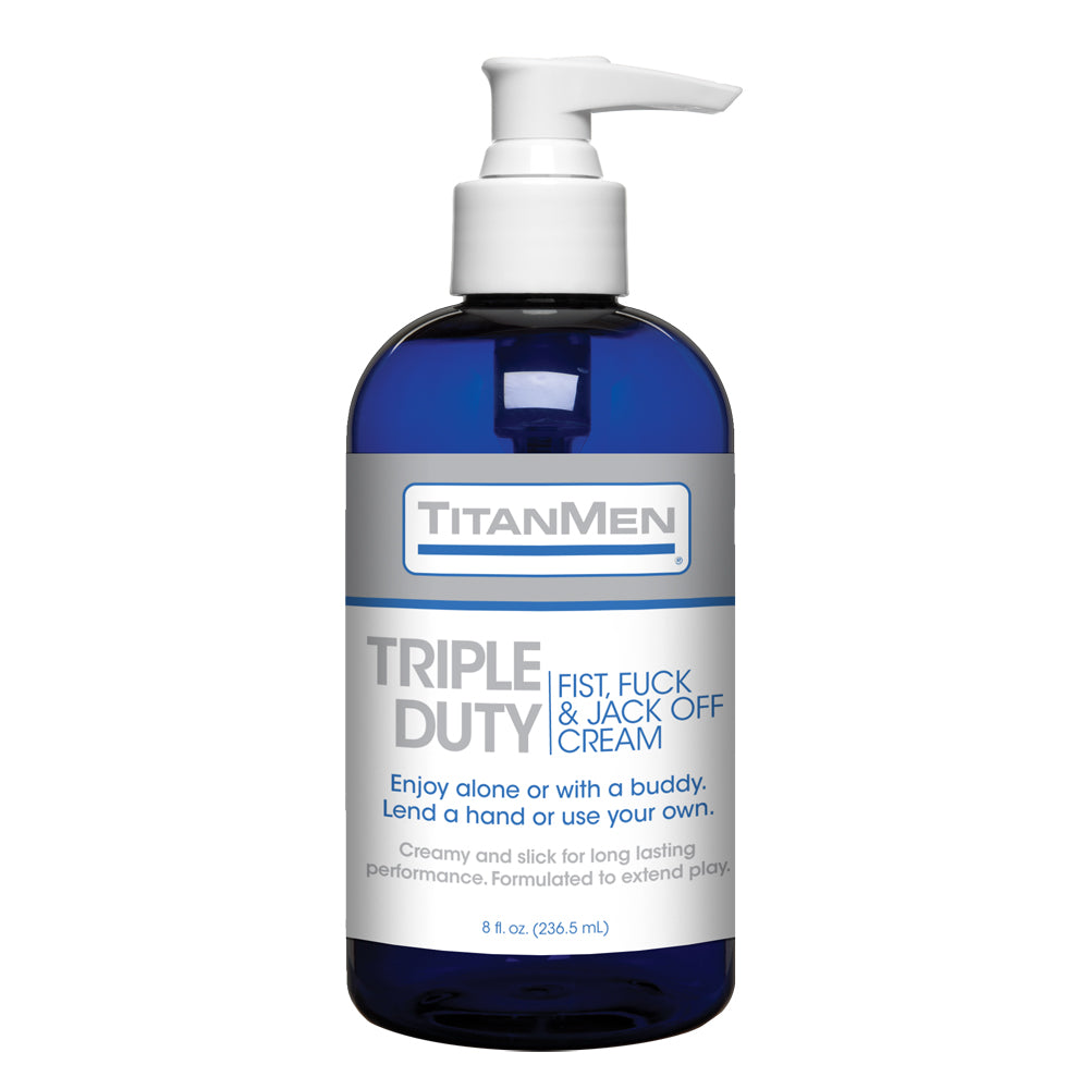 Titanmen Triple Duty Fist, Fuck & Jack Off Cream | 782421027032 | Available at EroticWarehouse.com