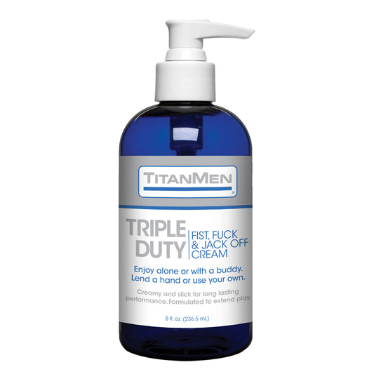 Titanmen Triple Duty Fist, Fuck & Jack Off Cream | 782421027032 | Available at EroticWarehouse.com